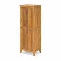 Hochschrank aus massivem Akazienholz 40x40x160cm